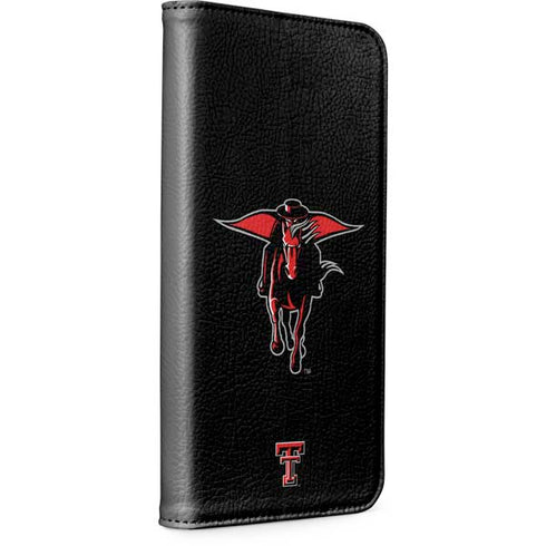 Texas Tech University Red Raiders Logo iPhone 15 Plus Folio Case