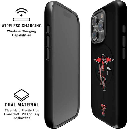 Texas Tech University Red Raiders Logo iPhone 16 Pro Magsafe Impact Case