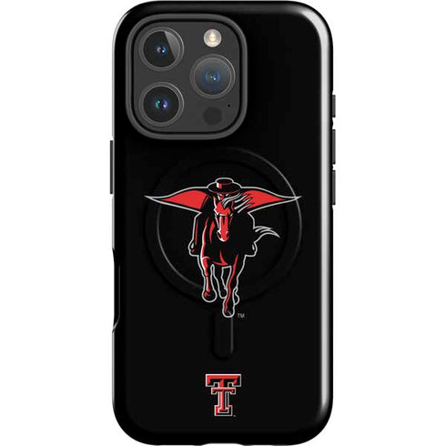 Texas Tech University Red Raiders Logo iPhone 16 Pro Max Magsafe Impact Case