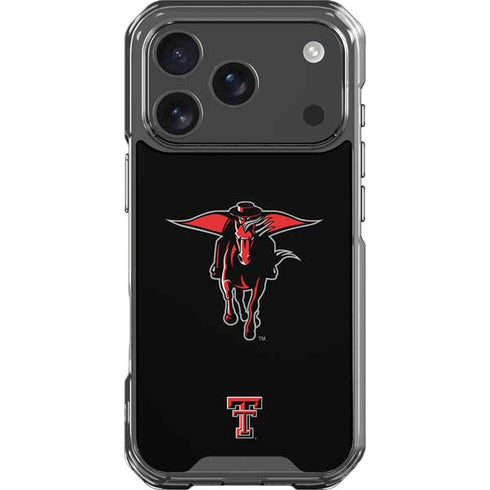 Texas Tech University Red Raiders Logo iPhone 17 Pro Clear Case