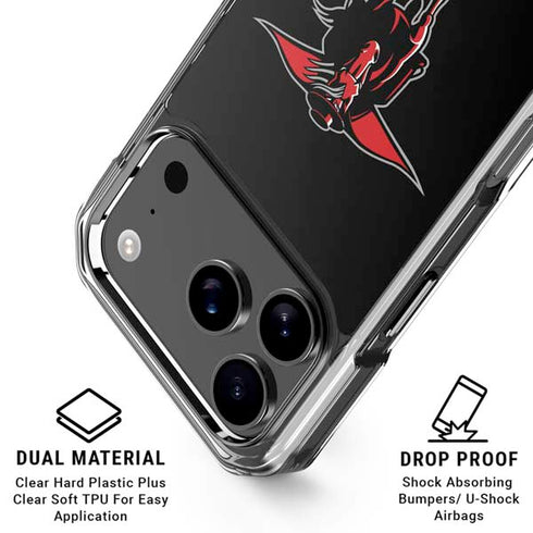 Texas Tech University Red Raiders Logo iPhone 17 Pro Clear Case