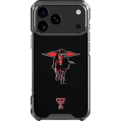 Texas Tech University Red Raiders Logo iPhone 17 Pro Max Clear Case