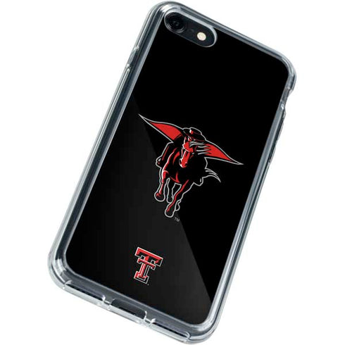 Texas Tech University Red Raiders Logo iPhone SE (2nd & 3rd Gen) Clear Case