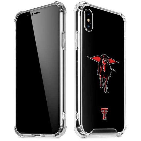 Texas Tech University Red Raiders Logo iPhone X/XS Clear Case
