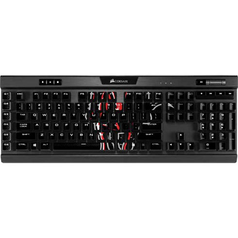 Texas Tech University Red Raiders Logo K95 RGB PLATINUM Mechanical Gaming Keyboard Skin