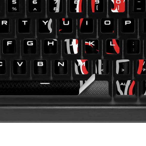Texas Tech University Red Raiders Logo K95 RGB PLATINUM Mechanical Gaming Keyboard Skin