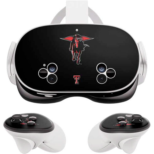 Texas Tech University Red Raiders Logo Meta Quest 3S Skin