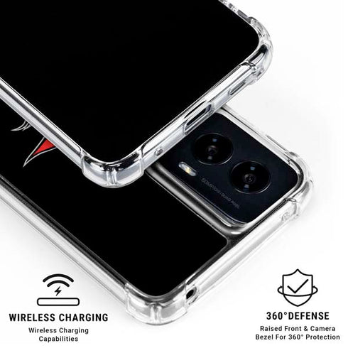 Texas Tech University Red Raiders Logo Moto G Power 5G (2024) Clear Case