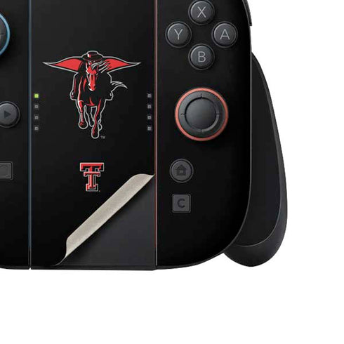 Texas Tech University Red Raiders Logo Nintendo Switch 2 (2025) Joy-Con Controller Skin