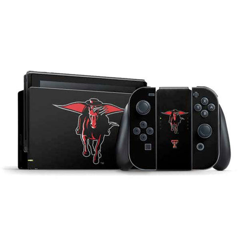 Texas Tech University Red Raiders Logo Nintendo Skins