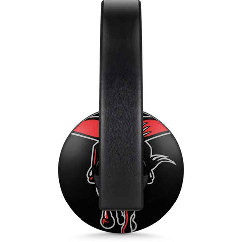 Texas Tech University Red Raiders Logo PlayStation 4 Gold Wireless Headset Skin
