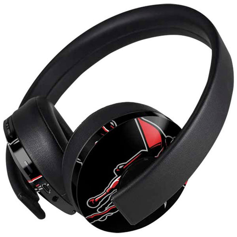Texas Tech University Red Raiders Logo PlayStation 4 Gold Wireless Headset Skin