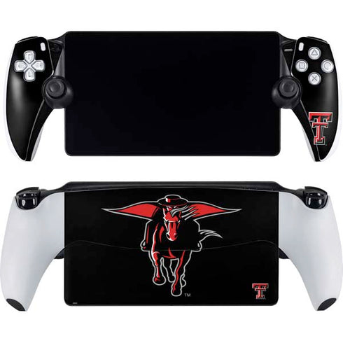 Texas Tech University Red Raiders Logo PlayStation PS5 Skins