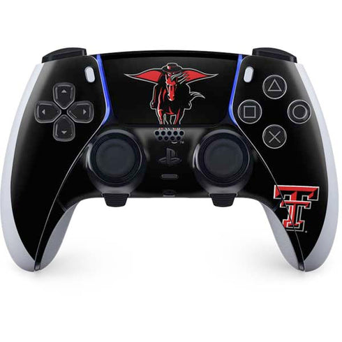 Texas Tech University Red Raiders Logo PlayStation PS5 Skins