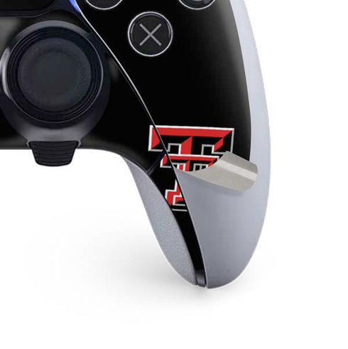 Texas Tech University Red Raiders Logo PS5 DualSense Edge Pro Controller Skin