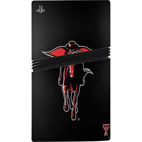 Texas Tech University Red Raiders Logo PS5 Pro Bundle Skin