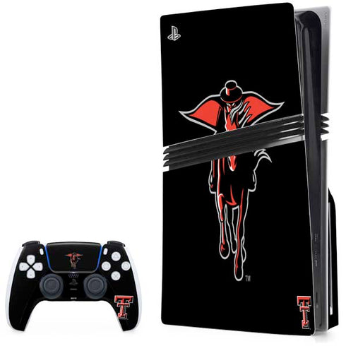 Texas Tech University Red Raiders Logo PlayStation PS5 Skins