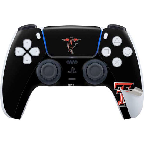 Texas Tech University Red Raiders Logo PS5 Pro Disk Bundle Skin