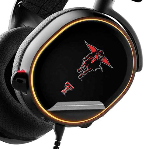 Texas Tech University Red Raiders Logo SteelSeries Arctis 5 Skin