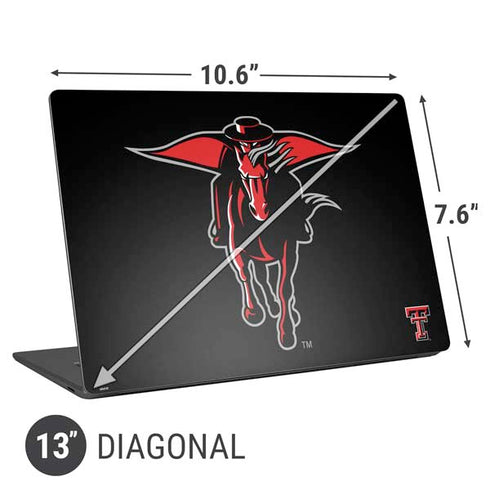 Texas Tech University Red Raiders Logo Universal Laptop 13in (10.6 x 7.6in) Skin