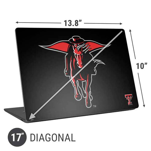 Texas Tech University Red Raiders Logo Universal Laptop 17in (13.8 x 10in) Skin