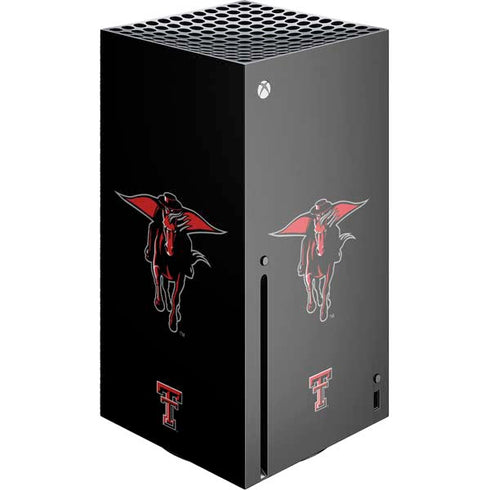 Texas Tech University Red Raiders Logo Xbox Series X Console Skin