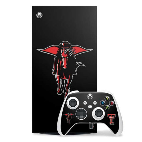 Texas Tech University Red Raiders Logo Xbox Series X Skins
