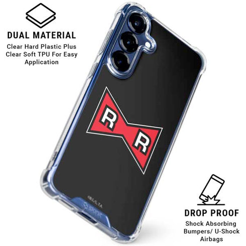 Dragon Ball Z Red Ribbon Army Galaxy S25 Plus Clear Case