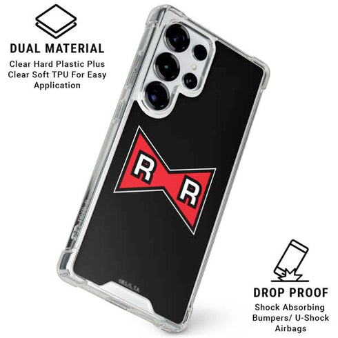 Dragon Ball Z Red Ribbon Army Galaxy S25 Ultra Clear Case