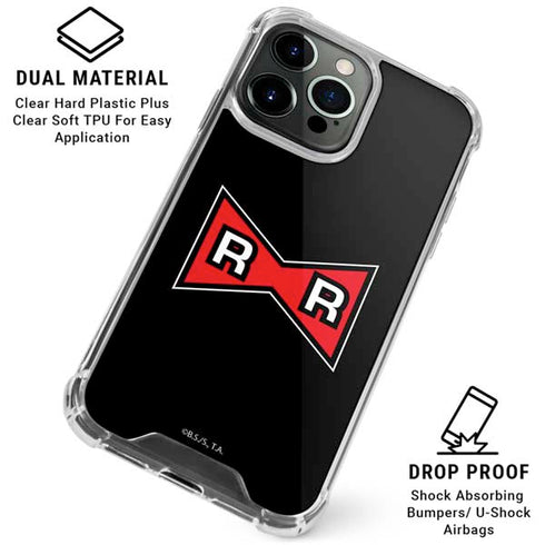 Dragon Ball Z Red Ribbon Army iPhone 15 Pro Max Clear Case