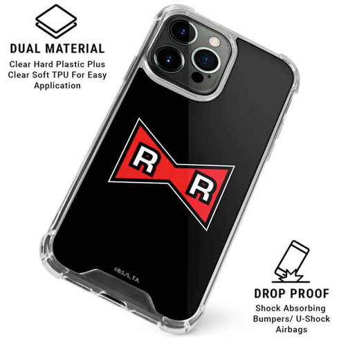 Dragon Ball Z Red Ribbon Army iPhone 16 Pro Max Clear Case