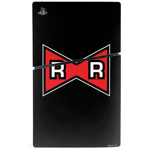 Dragon Ball Z Red Ribbon Army PS5 Slim Disk Console Skin