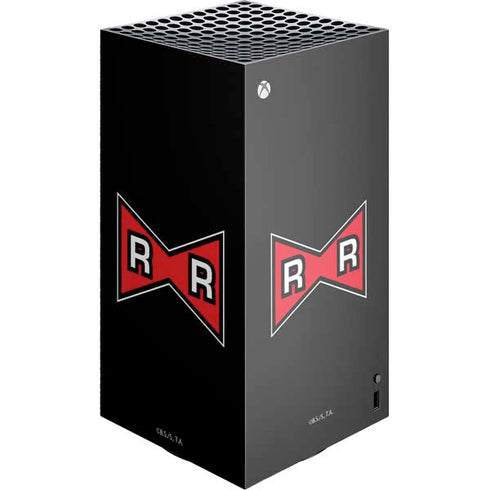 Dragon Ball Z Red Ribbon Army XBox Series X Digital Edition Console Skin