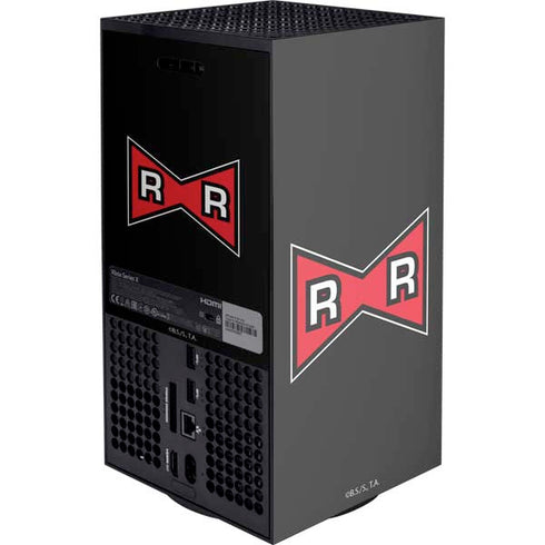 Dragon Ball Z Red Ribbon Army XBox Series X Digital Edition Console Skin