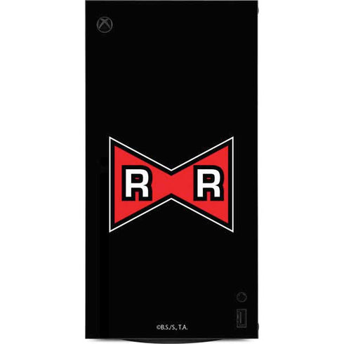 Dragon Ball Z Red Ribbon Army XBox Series X Digital Edition Console Skin