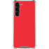 Red Galaxy S24 FE Clear Case