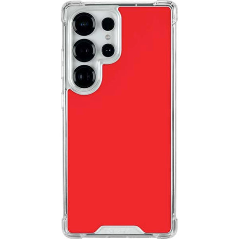 Red Galaxy S26 Ultra Clear Case