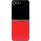 Red Galaxy Z Flip6 Skin