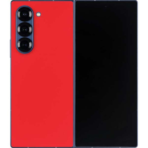 Red Galaxy Z Fold6 Skin