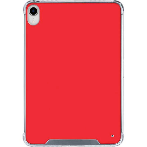 Red iPad 11th Gen (2025) Clear Case