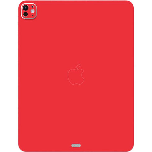 Red iPad Pro 13in M4 (2024) Skin