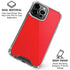 Red iPhone 16 Pro Clear Case