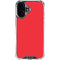 Red iPhone 17 Clear Case