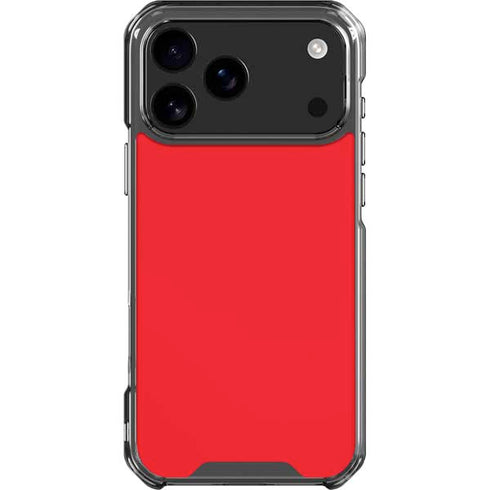 Red iPhone 18 Pro Max Clear Case