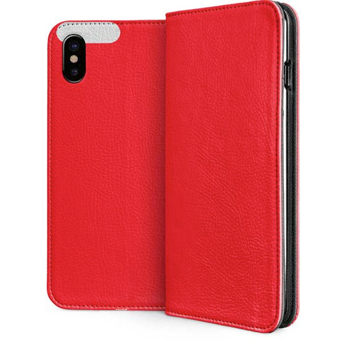 Red Solid iPhone 8 Folio Case