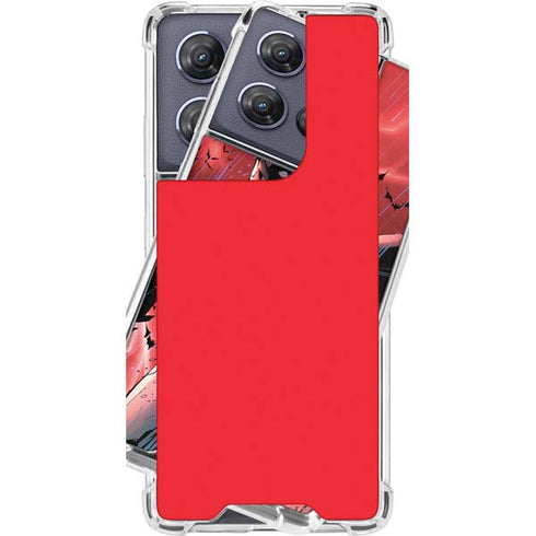 Red Moto G 5G (2025) Clear Case
