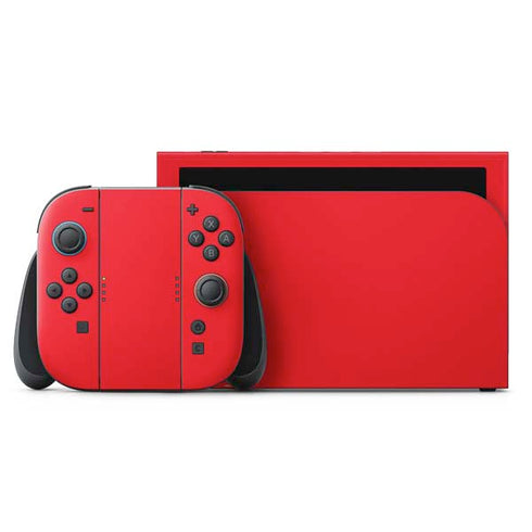 Red Nintendo Switch 2 (2025) with Joy-Con Skin