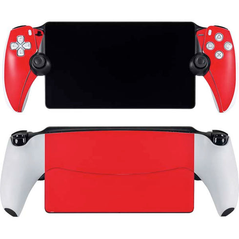 Red PlayStation Portal Remote Player Skin