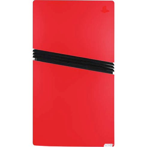 Red PS5 Pro Console Skin