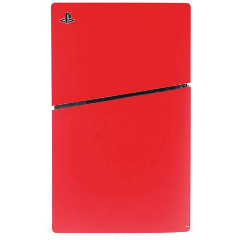 Red PS5 Slim Digital Edition Console Skin